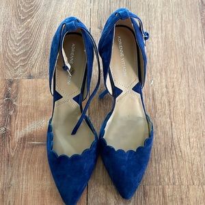 Adrienne Vittadini navy blue heels